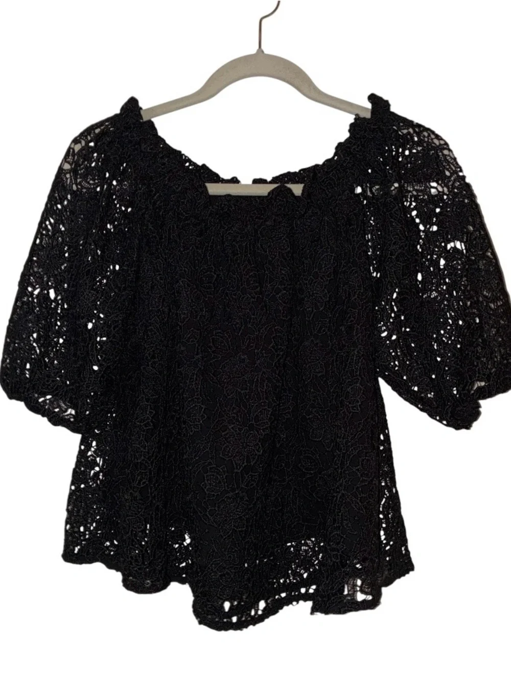 Anthropologie black lace